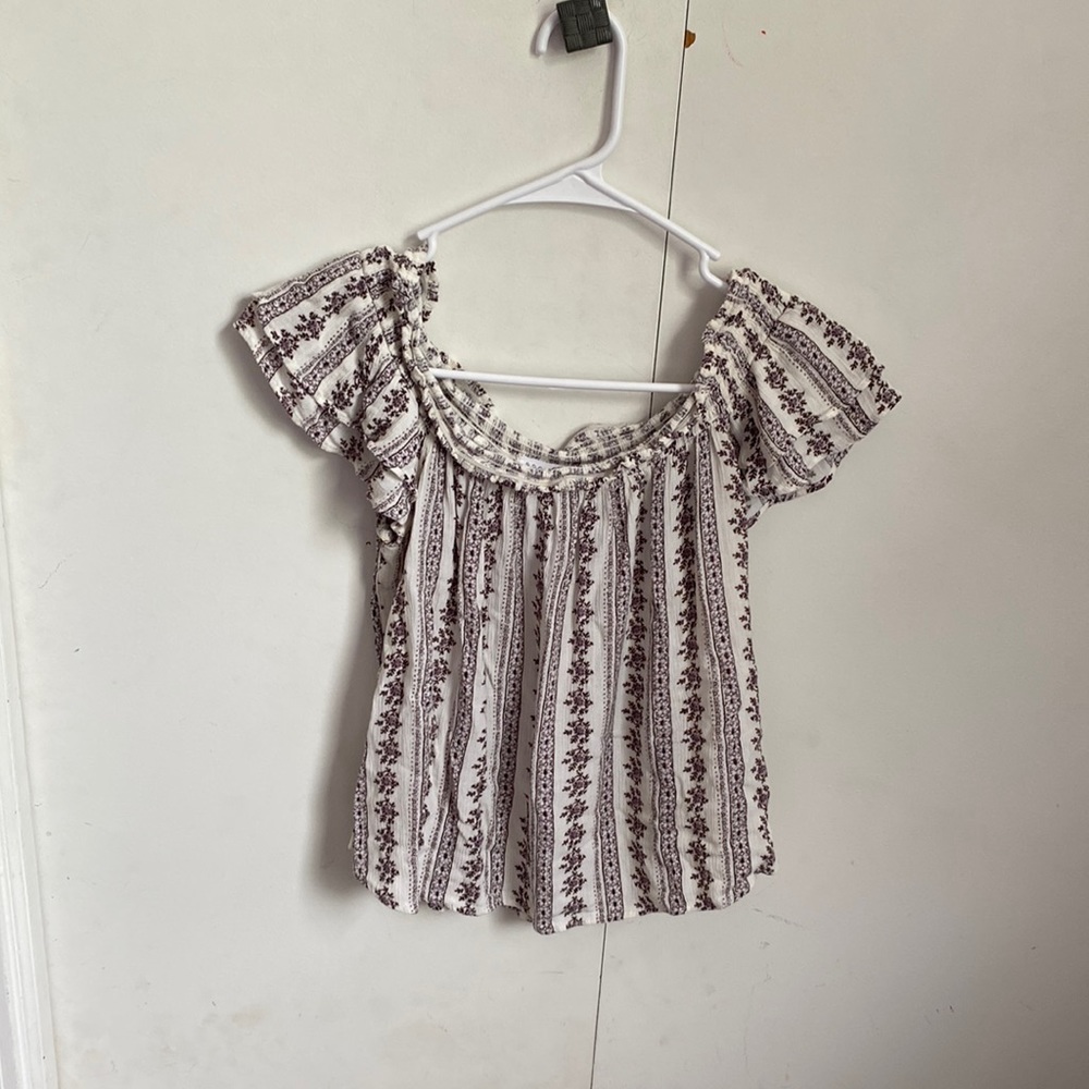 Socialite off the shoulder tshirt